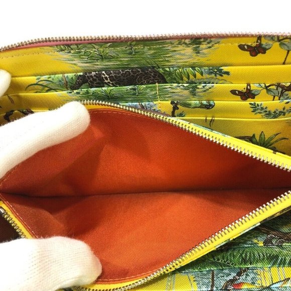 HERMES Azap Long Silk-In Zip Around Long Wallet Epsom Pink Based/SilverHardware - Picture 8 of 16